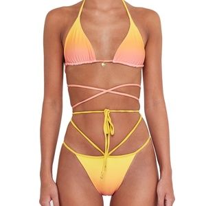 BAMBA SWIM Sol Bottoms - Sunset, Size M